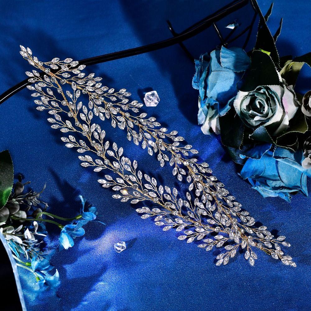 Exquisite Bridal Headband Rhinestone Wedding Headpieces Rhinsestone Headband  Gift for Women
