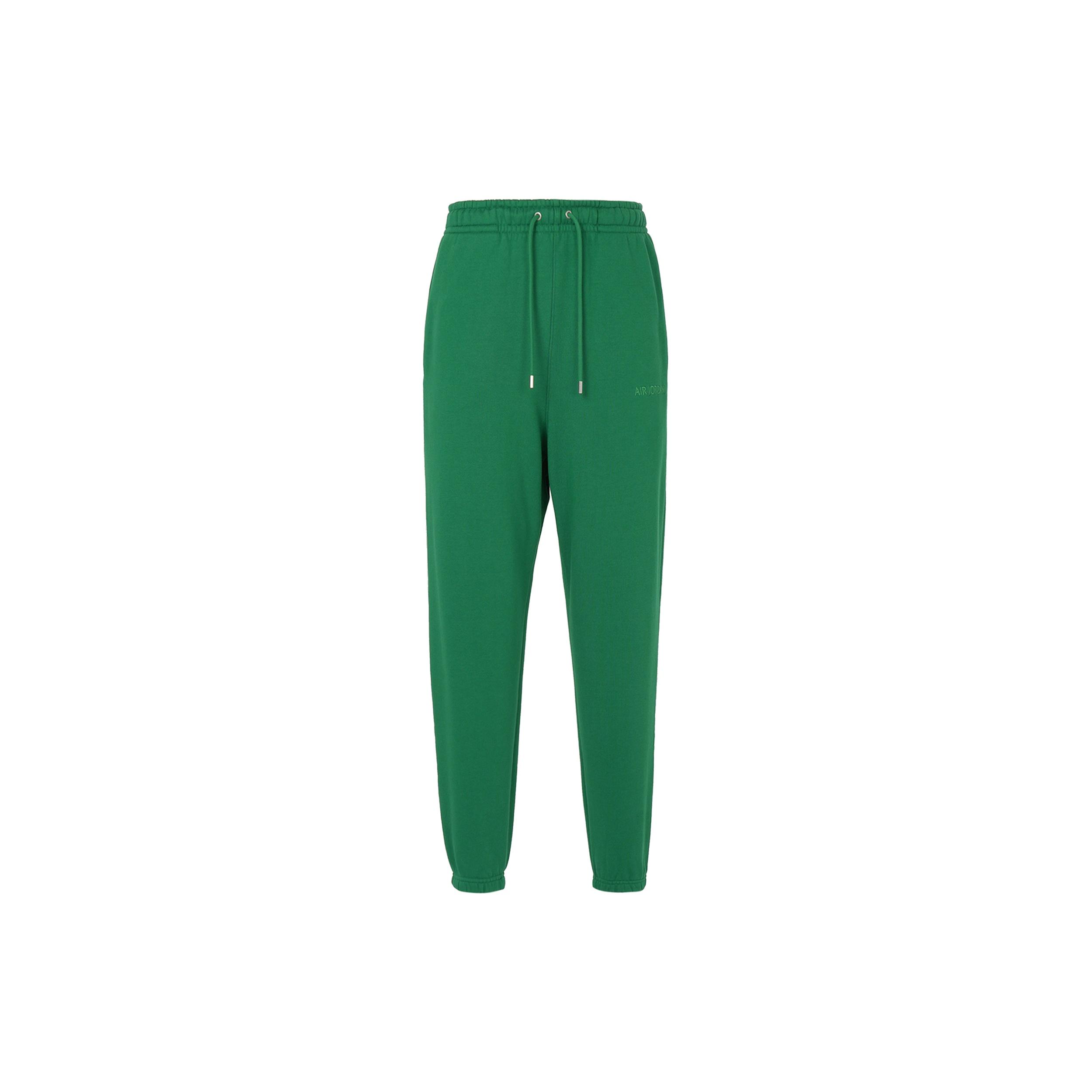 Air Jordan x Wordmark Knit Sweatpants  Green  Men s FJ0697-302 M