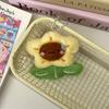 Adorable Double-Layer Cartoon Hamburger Bun Plush Hairpin for Babies