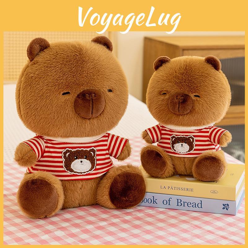 Hoodie Plush Capybara Toy Cute Cartoon Girl Child Sleeping Companion Doll Gift