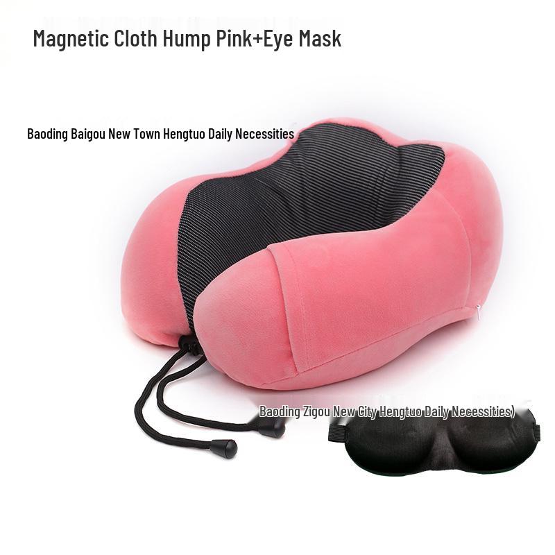 Memory Foam U-Shaped Pillow - Office, Travel Neck Support & Backrest