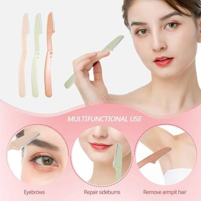 Eyebrow Shaver ,Facial Dermaplane Razors,Face Shavers,Dermaplaning Tool Peach Fuzz Remover For Folding Travel