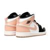 Air Jordan 1 Mid PS Crimson Tint Kids Sneakers White Black 640734-133