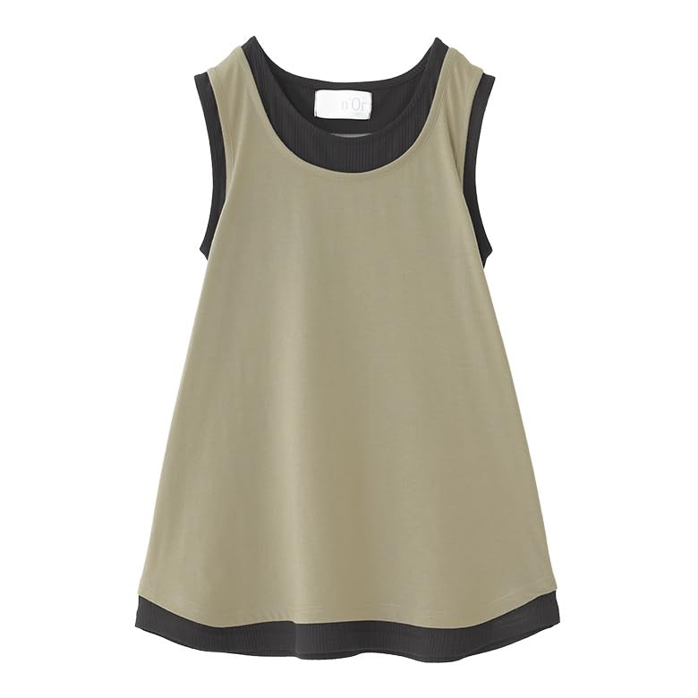 

Oshare Walker Layered Tank Summer Tank Layered Loose Contrasting Mixed tln0224 n OrLABEL Top, Women s Top, Top, Sleeveless, Color-Combo, A-Line, Fit,