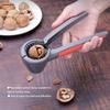 Nutcracker LaborSaving Aluminum Alloy Plastic NonSlip Hazelnut Pine Nut Walnut Cracking Tool(Walnut Clip )