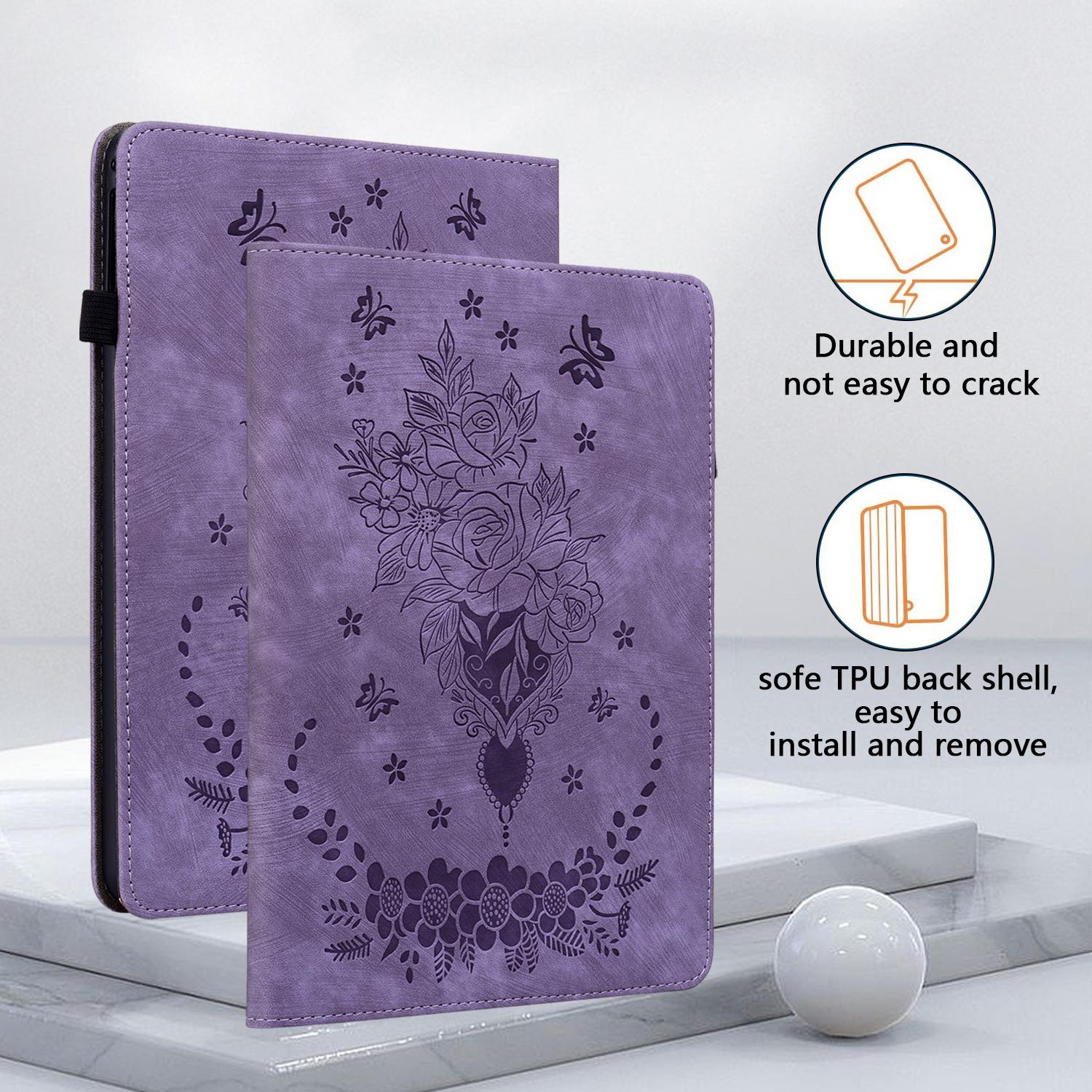 

For Samsung Galaxy Tab S10 FE 10.9 Inch 2025 SM-X520 SM-X526B Tablet Cover Rose Flower Case for S7 S8 S9 S10 11inch Cases S10FE 10.9inch