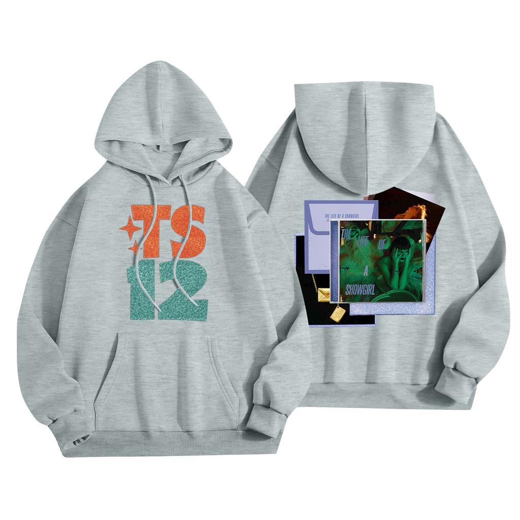 Women's Fashion Lightweight Long Sleeve Pullover With Pockets  Print Hoodie