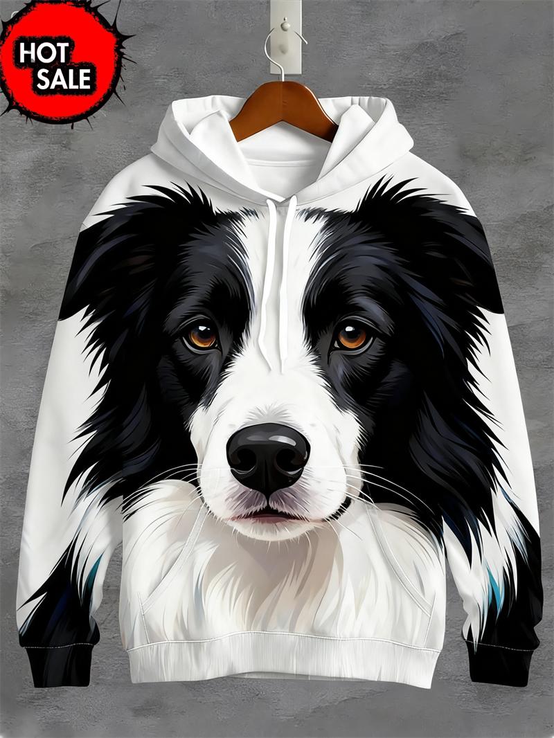 

Funny Dogs Animal 3D Print Hooded Shirt Man Women Autumn New Hooded Sweatshirt Casual Streetwear Long Sleeve Pullovers Clothing L
