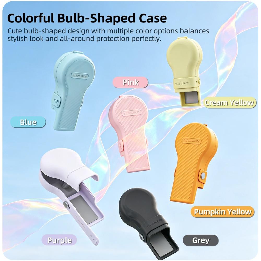 Flip Cover Gimbal Camera Protective Case With Lanyard Anti-Scratch Dustproof Colorful Screen Protector Compatible Osmo Pocket4/3