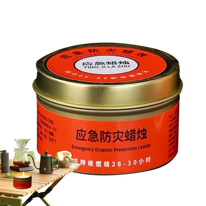 Outdoor Windproof Candles 30 Hour Light Long Lasting Survival Candle Safe Emergency Disaster Candles Drop-proof For Home Camping