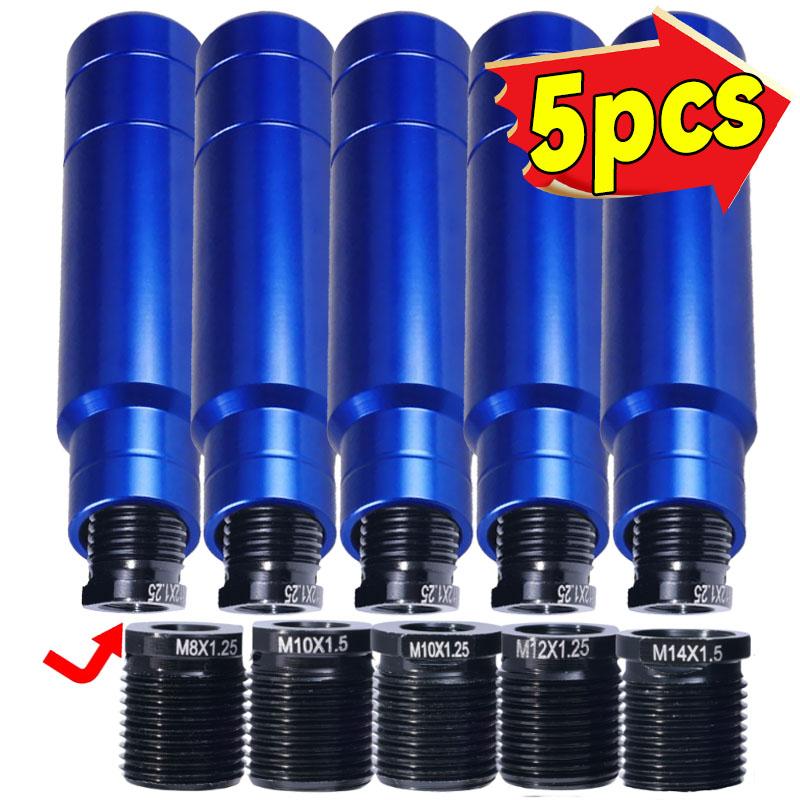 Car Tuning Parts Handle Adapter for M8 M10 1/5PCS Aluminum Shift Knob Adapter Shift Knob Adapter Converter Female Threaded