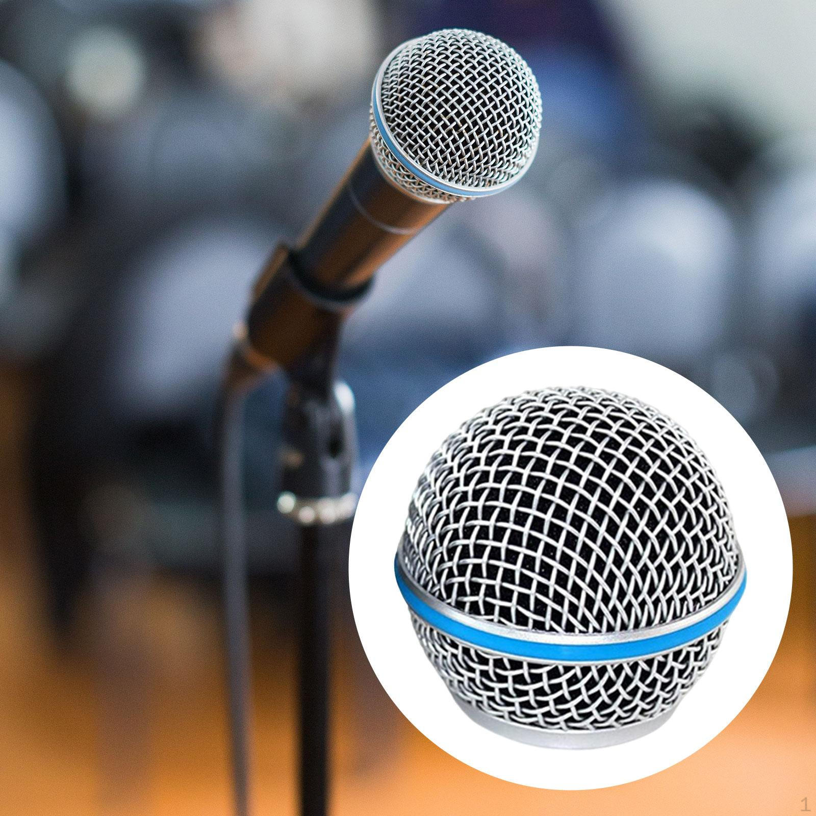 

Металлическая головка DIY Компактные аксессуары Удобный Легко установить Практичная сетка микрофона Решетка Крышка