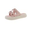 Weichboden Mode coole Hausschuhe Damen Sommerbekleidung 2025 neue Mode Feenwind Schleife Strass Strand Sandalen