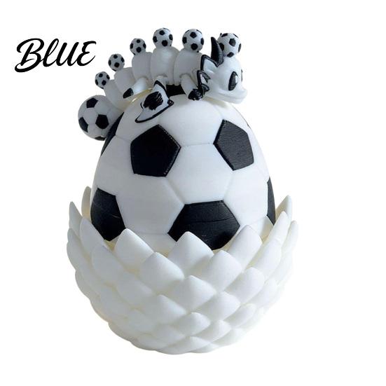 Stress Relief Dragon Flexible Sports Ball And Egg Articulated Fidget Toy 3D Egg Toy Printed with Winged Inside Desk Bendable Figure