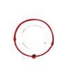 Peace buckle fine red string bracelet for women, zodiac woven bracelet, anklet for women, rabbit, men, couple's gift, fashionable