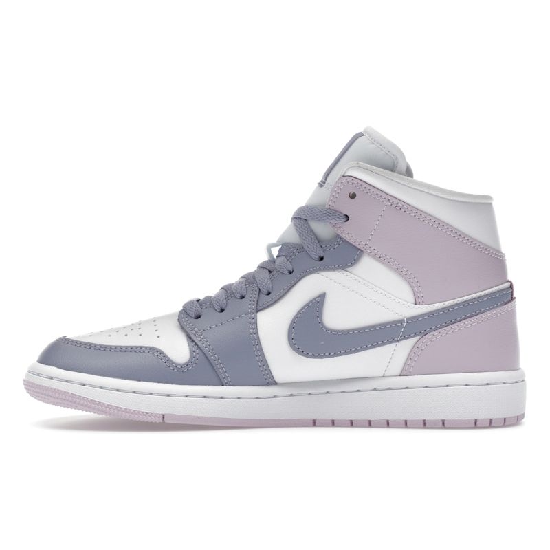 Air Jordan 1 Mid Indigo Haze Doll Women Sneakers Purple White BQ6472-510