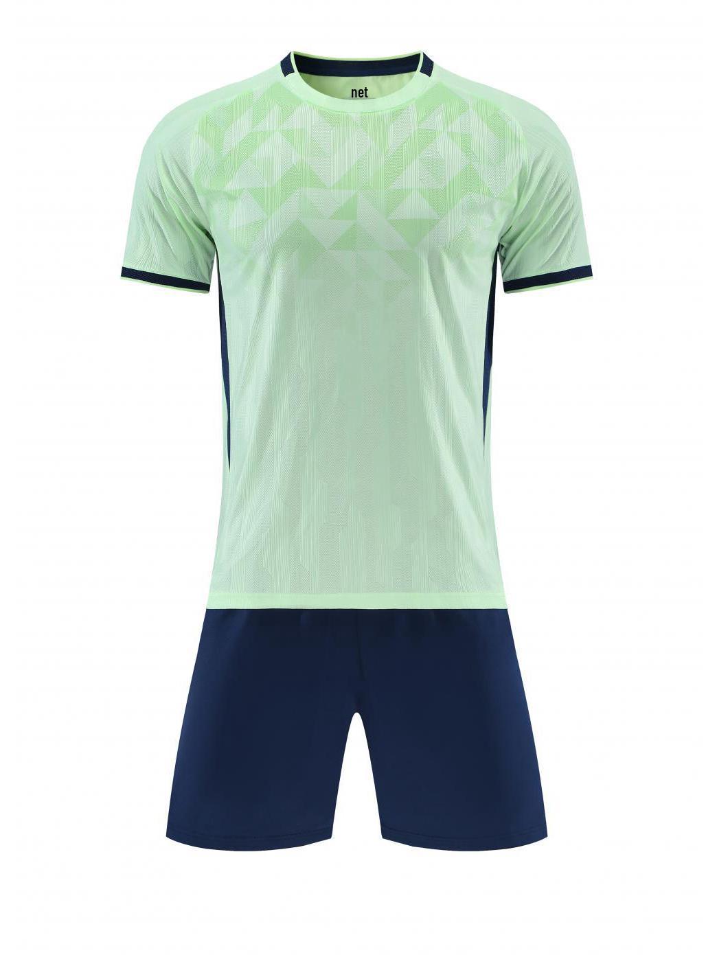 

Quick-Dry Breathable Football Kit: Sweat-Absorbent Jersey for Training with Printable Number. 140 светло-зеленый