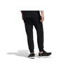 Adidas Elastic Waist Straight Leg Track Pants Men Bottoms Black HE5136