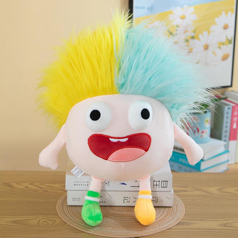 Unique Googly-eyed Plush Doll Adorable Ugly Cute Crazy Hair Stuffed Toy