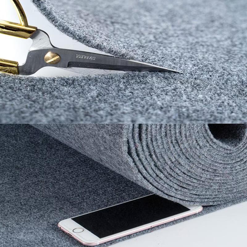 Grey Striped Jacquard Soundproof Carpet Roll