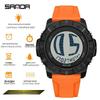 Sanda Multifunctional Waterproof Luminous Electronic Watch for Students – Unisex with Raise Hand Light Feature.