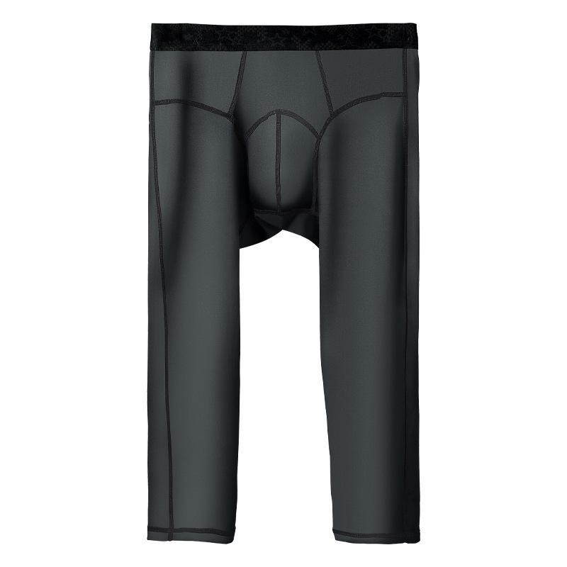 Men's Plus Size Wool-Blend Thermal Leggings for Fall & Winter