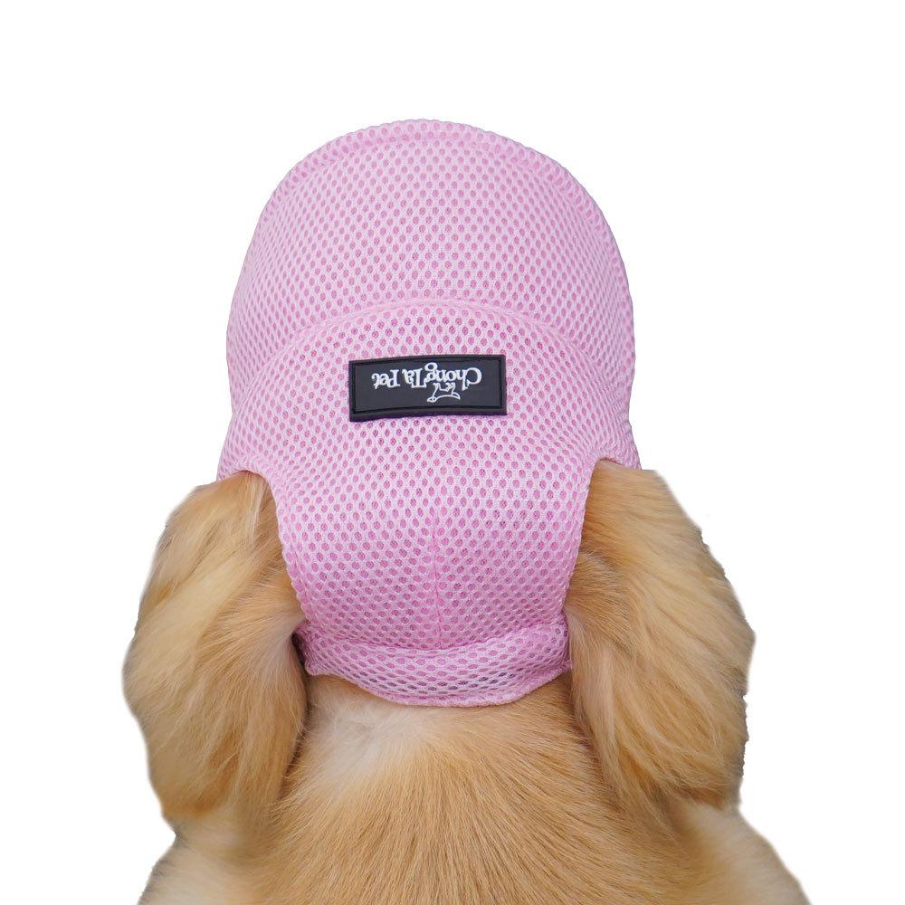Pet hat leaking ears breathable golden retriever dog hat summer blackout sun protection hat new