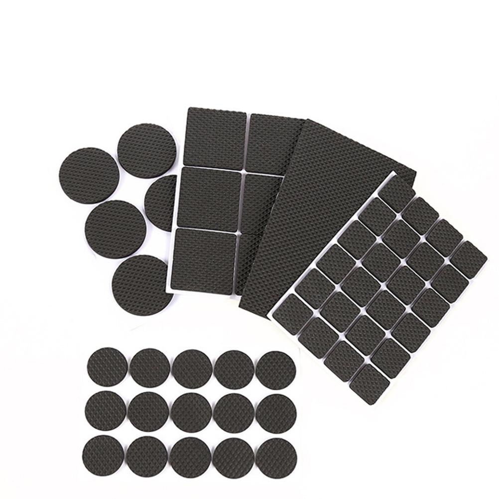 48Pcs Eva Non-Slip Floor Protector Pads Self-Adhesive Thick Furniture Feet Cover Chair Table Mat Floor Noise Protection