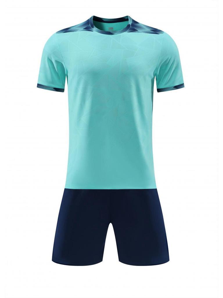 Premium Quick-Dry Football Uniform Set - Short Sleeve Jersey for Children and Adults