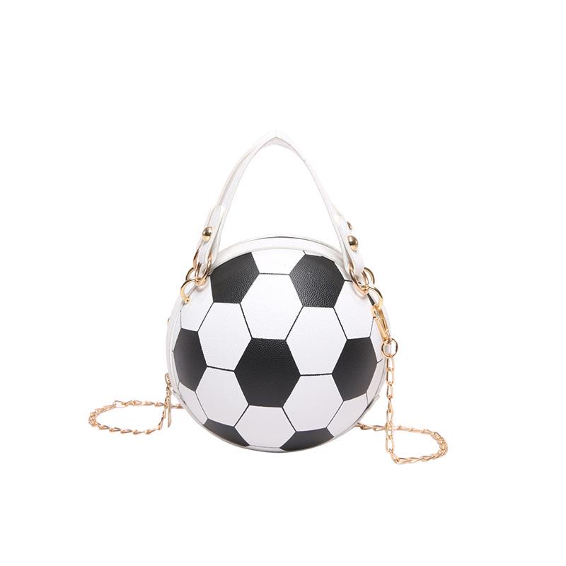 

2024 Trendy Women s Western-Style Basketball Crossbody Bag: Versatile, Stylish, Small Round Bag