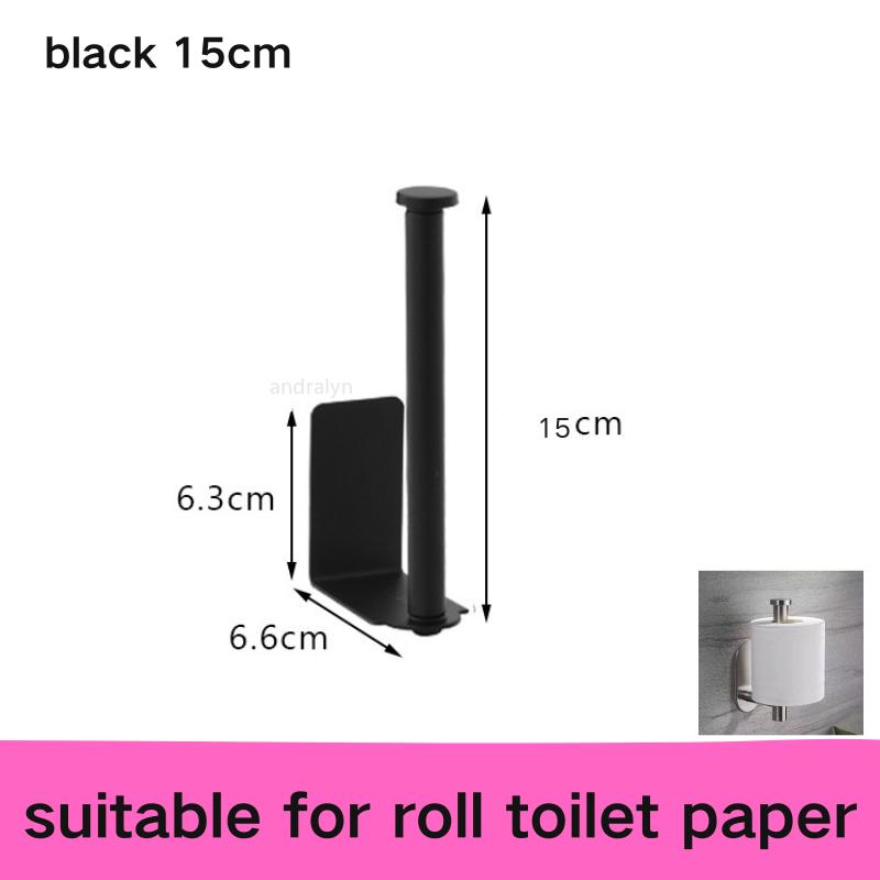 

No Punching Self Adhesive Toilet Paper Towel Holder Stainless Steel Wall Mount Tissue Towel Roll Dispenser for Bathroom Kitchen