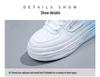 H012 Women's Dad Shoes: 2022 New Autumn Leather Casual Sneakers