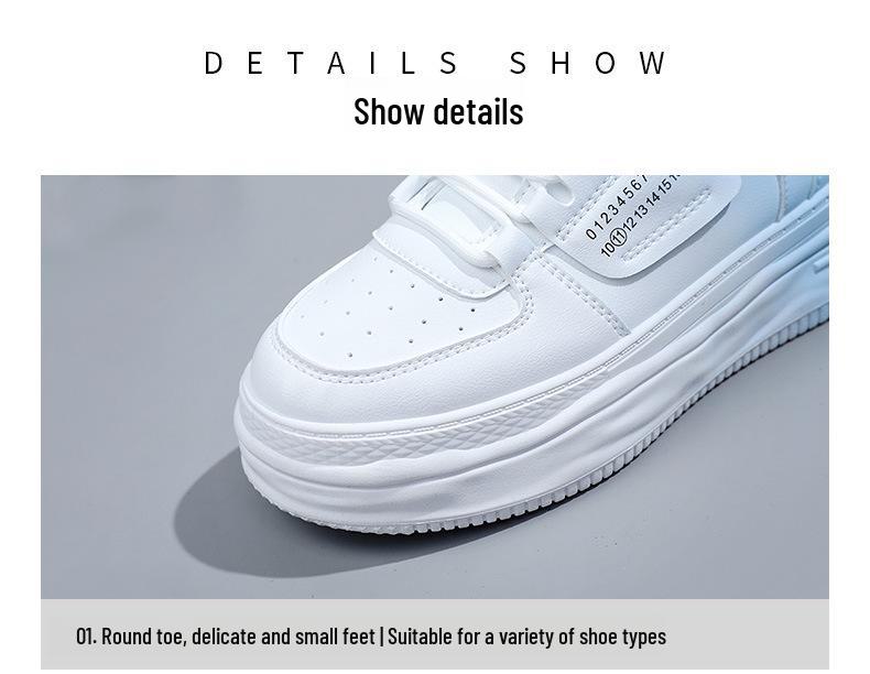 H012 Women's Dad Shoes: 2022 New Autumn Leather Casual Sneakers