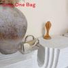 Acrylic Square Chain Handbag With Magnetic Closure For Daily Casual Use