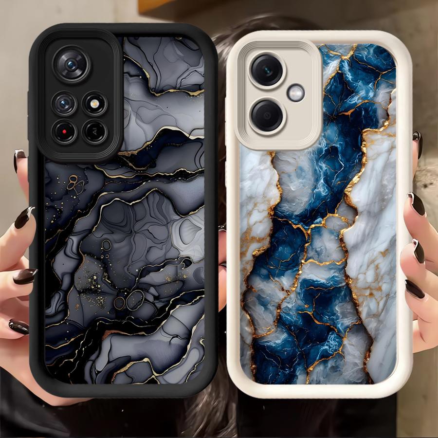 Marble Pattern Matte Phone Cover Case for Xiaomi Redmi Note 14 Pro Plus Note 13 14C 13C 12 A1 A2 A3 A4 11s 11 10 12C 12s