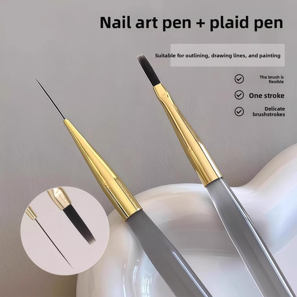 Soft Resilient Flexible and Smooth Multi-purpose Extended Nail Art Pen
