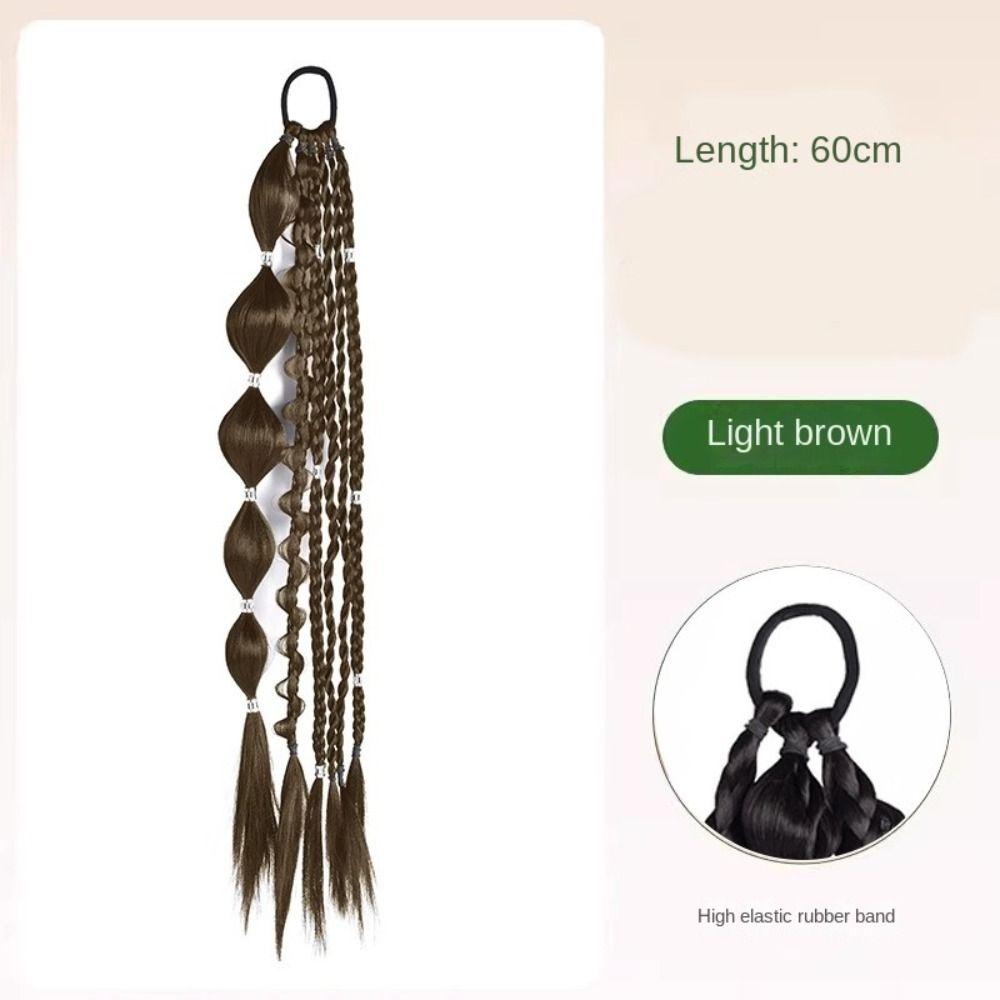 Lantern Braid Box Braid Twist Hair New Chinese Style Ponytail Extension  for Women