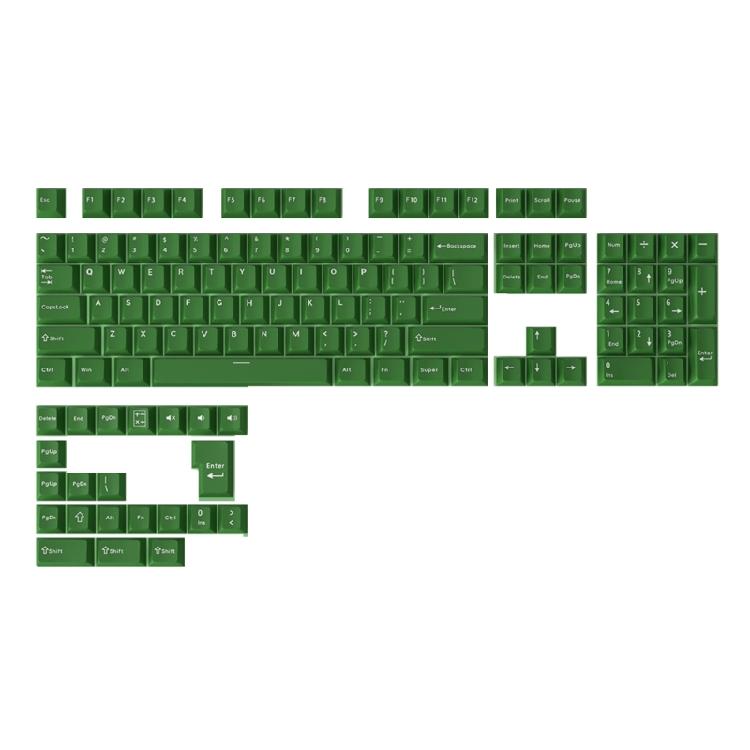 

126PCS Keycaps PBT Minimalist Keycaps for Mechanical Keyboards Switches Two-Color Injection Opaques