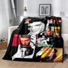 Elvis Presley's Iconic Style Blanket Soft Warm Cozy Suitable for Office Chair Bed Office All-Season Use Modern Style