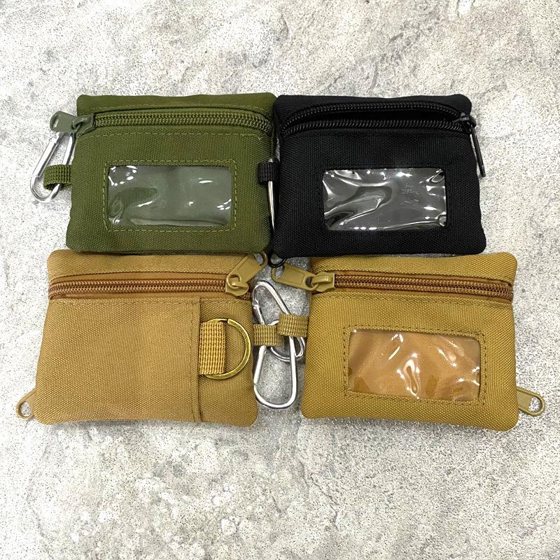 Men's Outdoor Tactical Mini Sports Wallet and Earphone Pouch