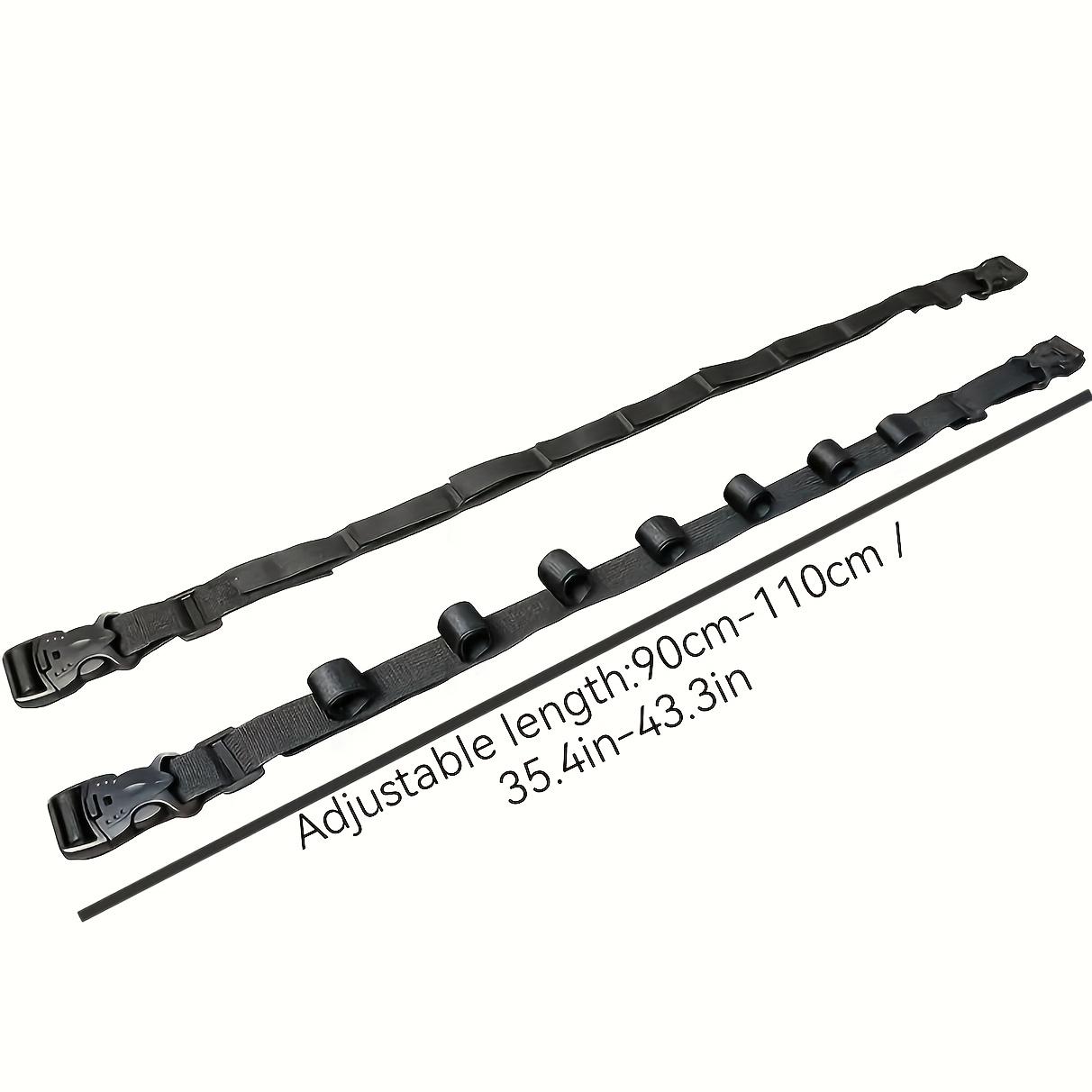 

Car Fishing Rod Holder Set (2-Pack), featuring nylon straps and a black PA float mount чёрный