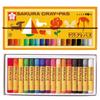 Craypas 16 with Elastic Band Crayons, Colors, (LP16R)