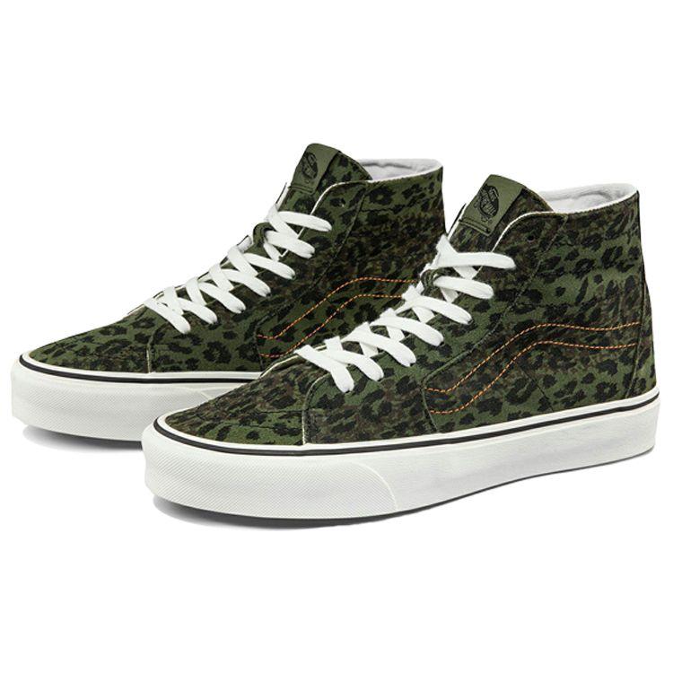 Vans Sk8-Hi Tapered Anaheim Factory - Leopard Camo Unisex Sneakers Green Grape-Leaf VN0A4U16B7B