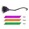 Halloween Witch Broom Plastic Witch Broomstick Broom Props Cosplay Broomstick for Halloween Costume Party Supplies Props Broom