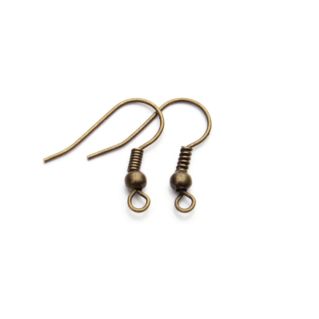 100-200pcs Iron Earring Hooks DIY Earring Findings Earrings Clasps Ear Hooks Earring Wires For Jewelry Making Supplies Wholesale