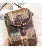 Women's Woolen Plaid Crossbody Mini Phone Bag - Lock Design 2025 Edition