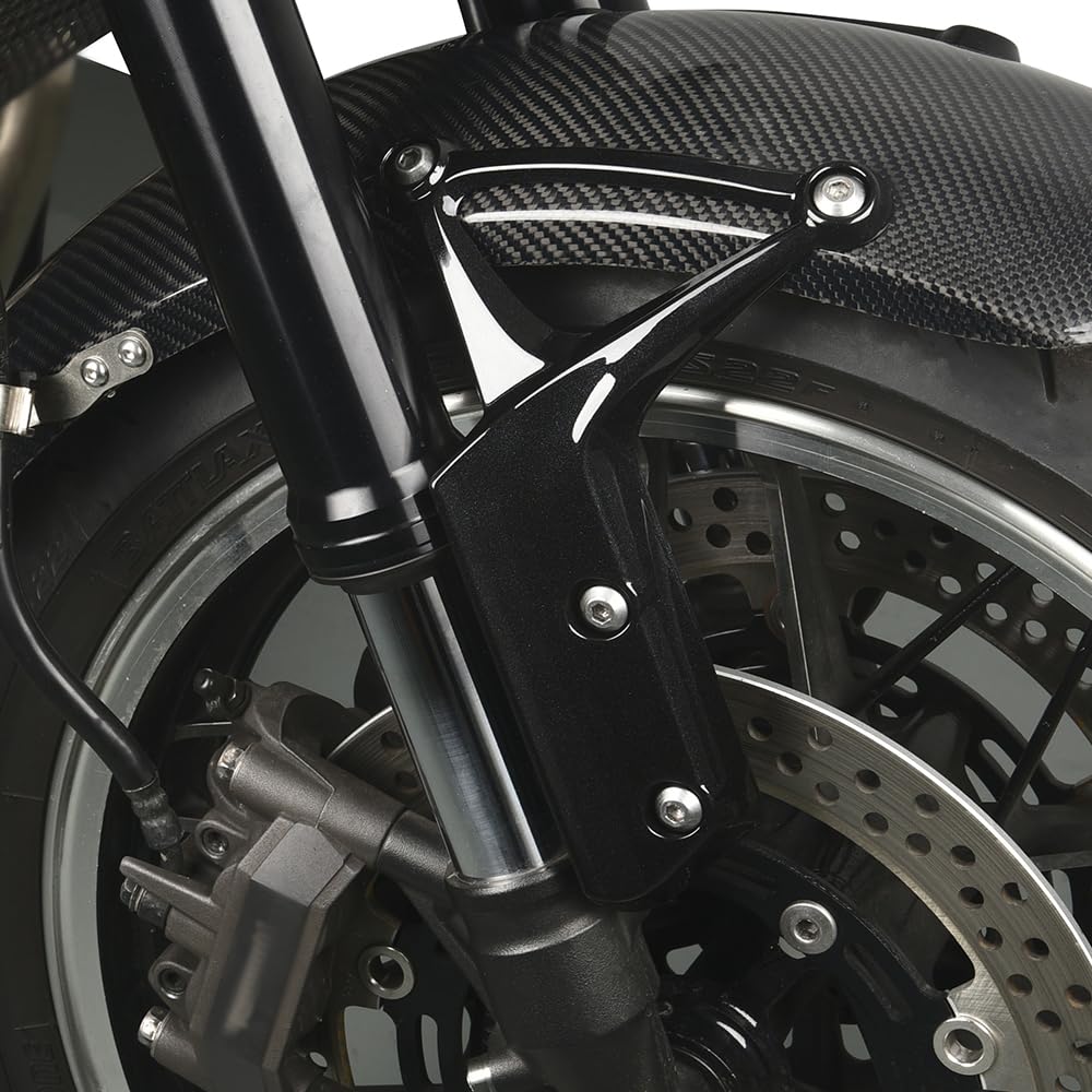 Комплект кронштейнов переднего крыла Kazuma для Z900RS и z900rs SE CAFE 2019 2020 2021 2022 2023 Кронштейн крыла Высокий глянец 2018-2024 (Лево право) - (Комплект левый/правый)
