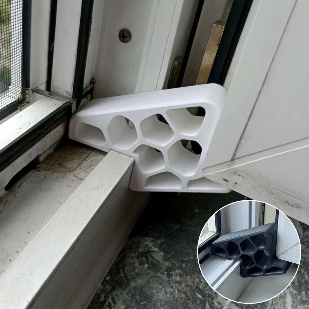Heavy Duty Non-Slip Door Stopper Wedge, Anti-Slam Track Lock, Easy Install for Balcony, Window, Home, Office, Bathroom & Kitchen