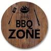 Metal Poster Round BBQ Beer Outdoor Wall Art Decor