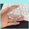 Steel Galaxy Balloon Bracelet With Diy Beads For Summer Trendy Gift For Friends